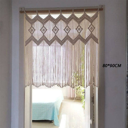 Käsinkudottu Riippuva Kulho Moderni Makramee Decor 13