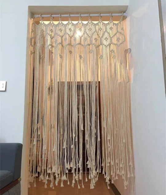 Käsinkudottu Riippuva Kulho Moderni Makramee Decor 5