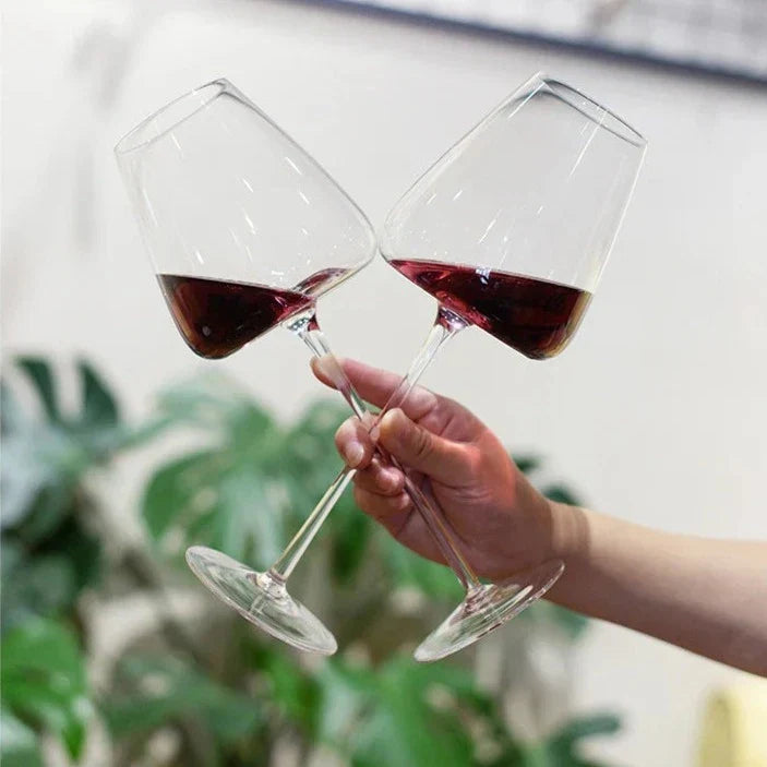 Käsintehdyt Kristalliviinilasit Tyylikkäillä Muodoilla 5
