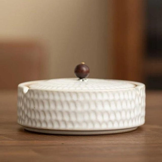 Käsintehty Retro Tuhkakuppi Kannella 10