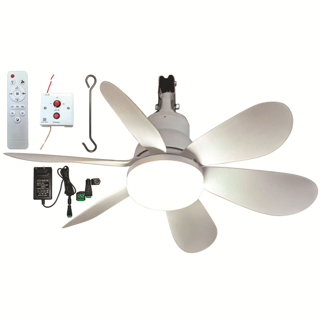 Kattotuuletin LED-valolla Moderni Design 0