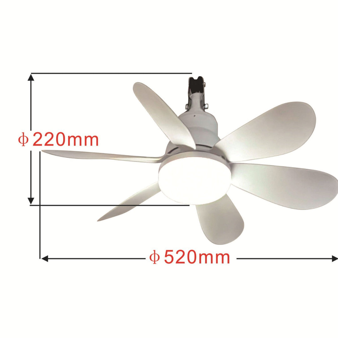 Kattotuuletin LED-valolla Moderni Design 3