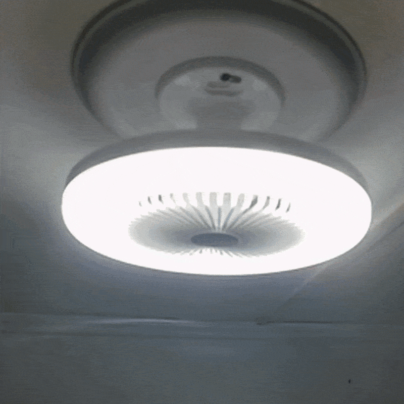 Kattotuuletin LED-valolla ja kaukosäätimellä 1