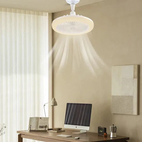 Kattotuuletin LED-valolla ja kaukosäätimellä 5