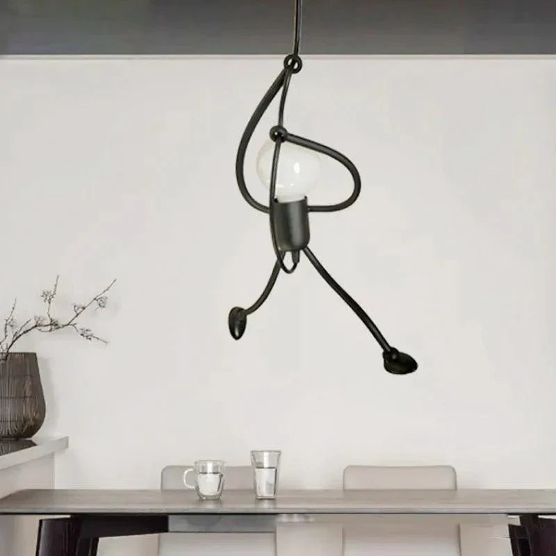 Kattovalaisin Stick Man Moderni LED-muotoilu 2
