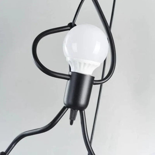 Kattovalaisin Stick Man Moderni LED-muotoilu 4