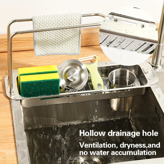 Keittiön Pesuallasjärjestäjä Säädettävä Teräksinen 6
