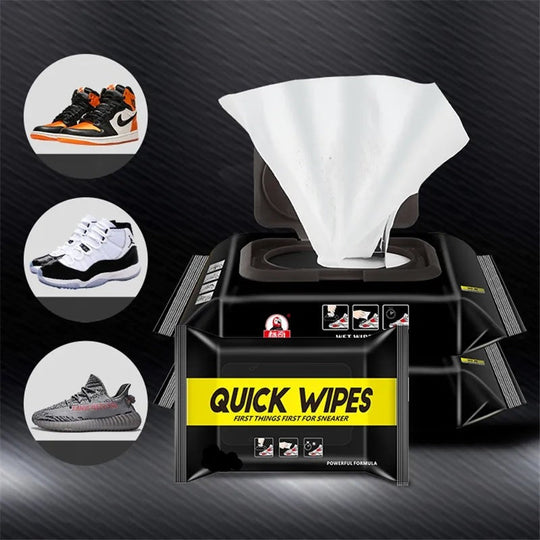 Kengänhoitopyyhkeet QuickWipes Kätevät 80 Kpl 3
