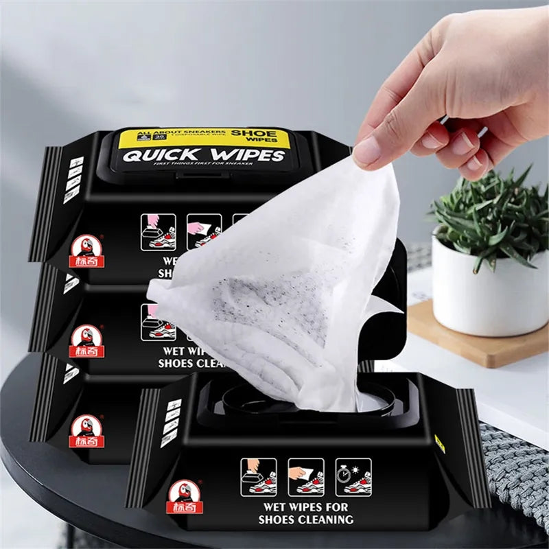 Kengänhoitopyyhkeet QuickWipes Kätevät 80 Kpl 4