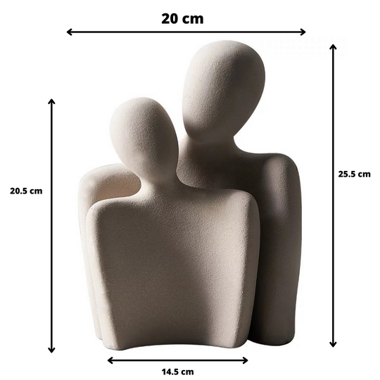 Keraaminen Abstrakti Rakkauspatsas Tyylikkääseen Kodin Sisustukseen 2