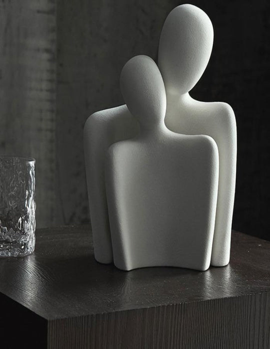 Keraaminen Abstrakti Rakkauspatsas Tyylikkääseen Kodin Sisustukseen 3