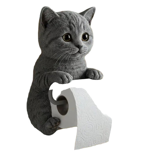 Kissanpään WC-rullapidike Seinälle Kiinnitettävä 0