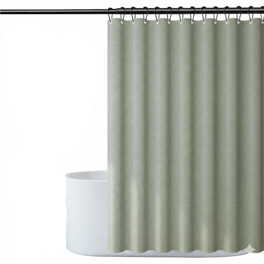 Klassinen Suihkuverho Vaaleanvihreä 0