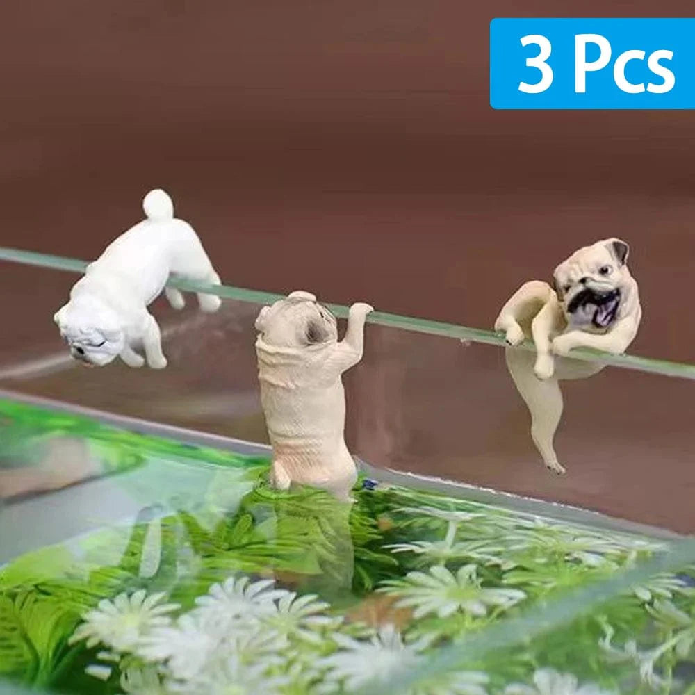 Koirakoriste Mini-sarjakuva Akvaarioon Hauska Design 0