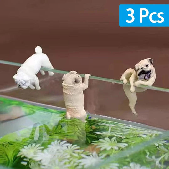 Koirakoriste Mini-sarjakuva Akvaarioon Hauska Design 0