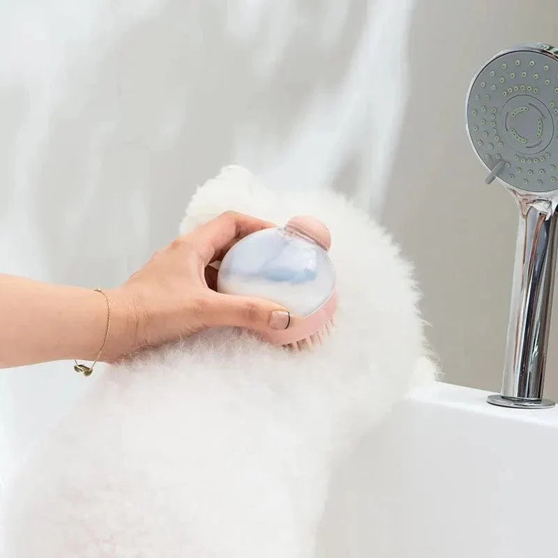 Koiran Kylpyharja Silikonilla ja Shampoo-annostelijalla 2