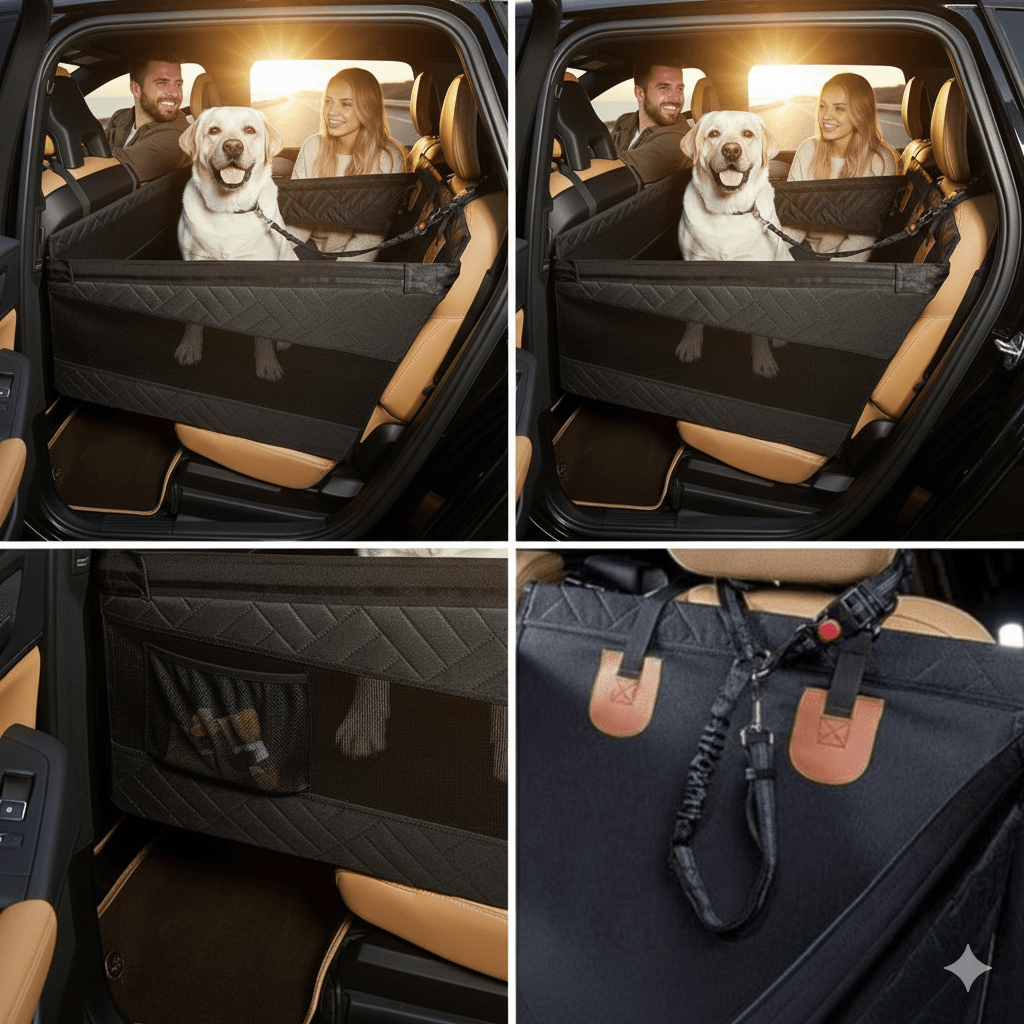 Koiran Matto Autoon Vedenpitävällä Kansilla 2
