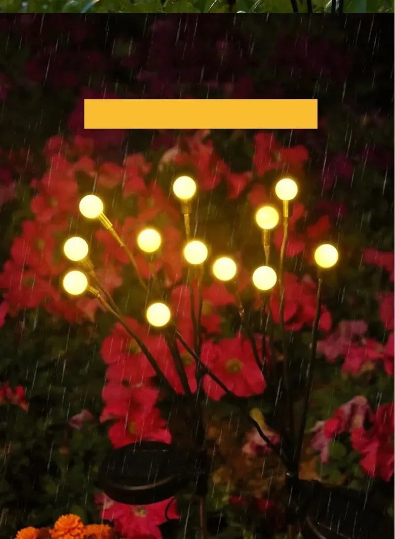 Kolmipäinen LED-puutarhavalaisin Aurinkoenergialla 3