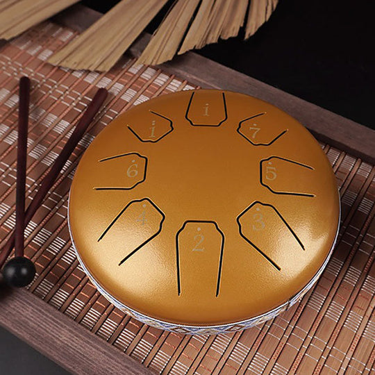 Kompakti 8-Ääninen Tongue Drum D-Duri 9