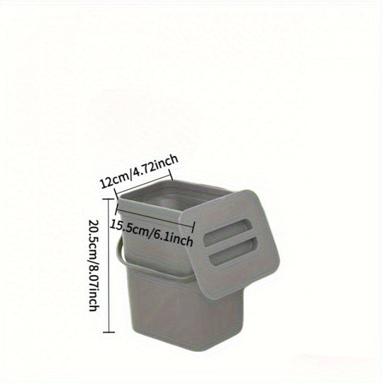 Kompakti Keittiökompostiastia Käytännöllisellä Muotoilulla 8