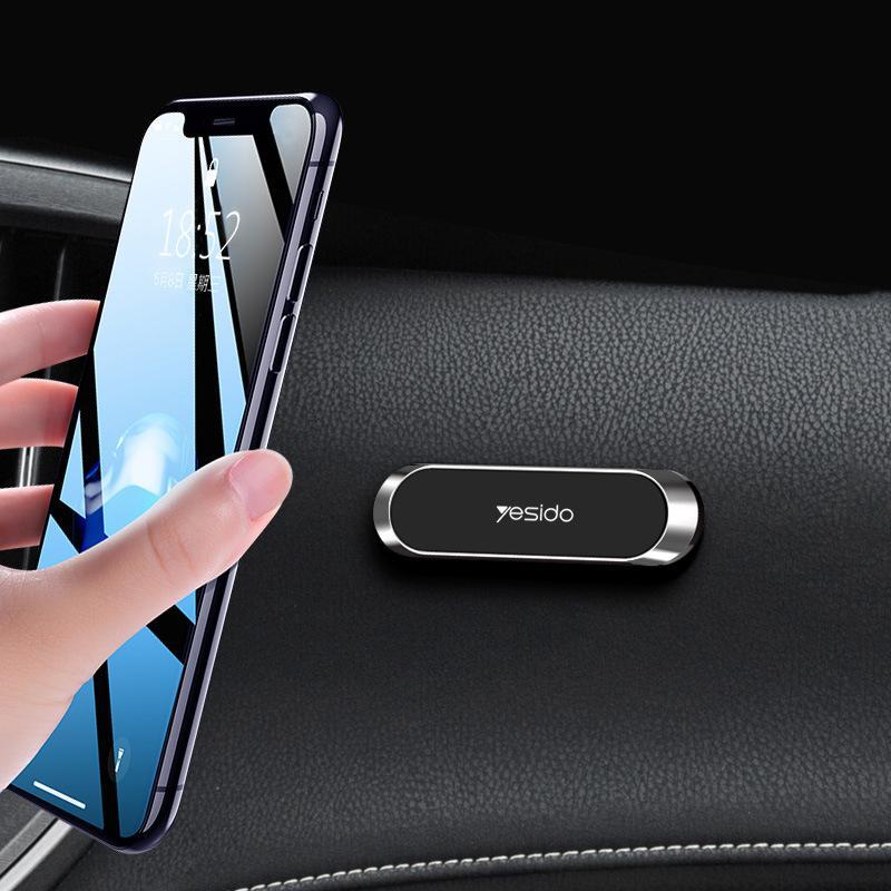 Kompakti Magneettinen Puhelinteline 360° Kääntyvä Käyttöön Autoon ja Kotiin 10
