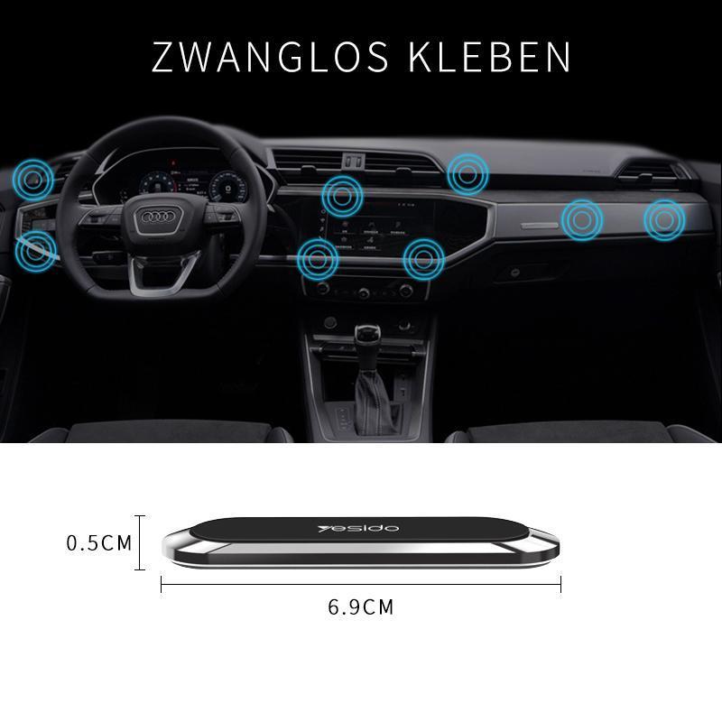 Kompakti Magneettinen Puhelinteline 360° Kääntyvä Käyttöön Autoon ja Kotiin 4