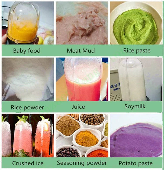 Kompakti Mini Juicer Blender Tehokas Smoothieiden Valmistamiseen 4