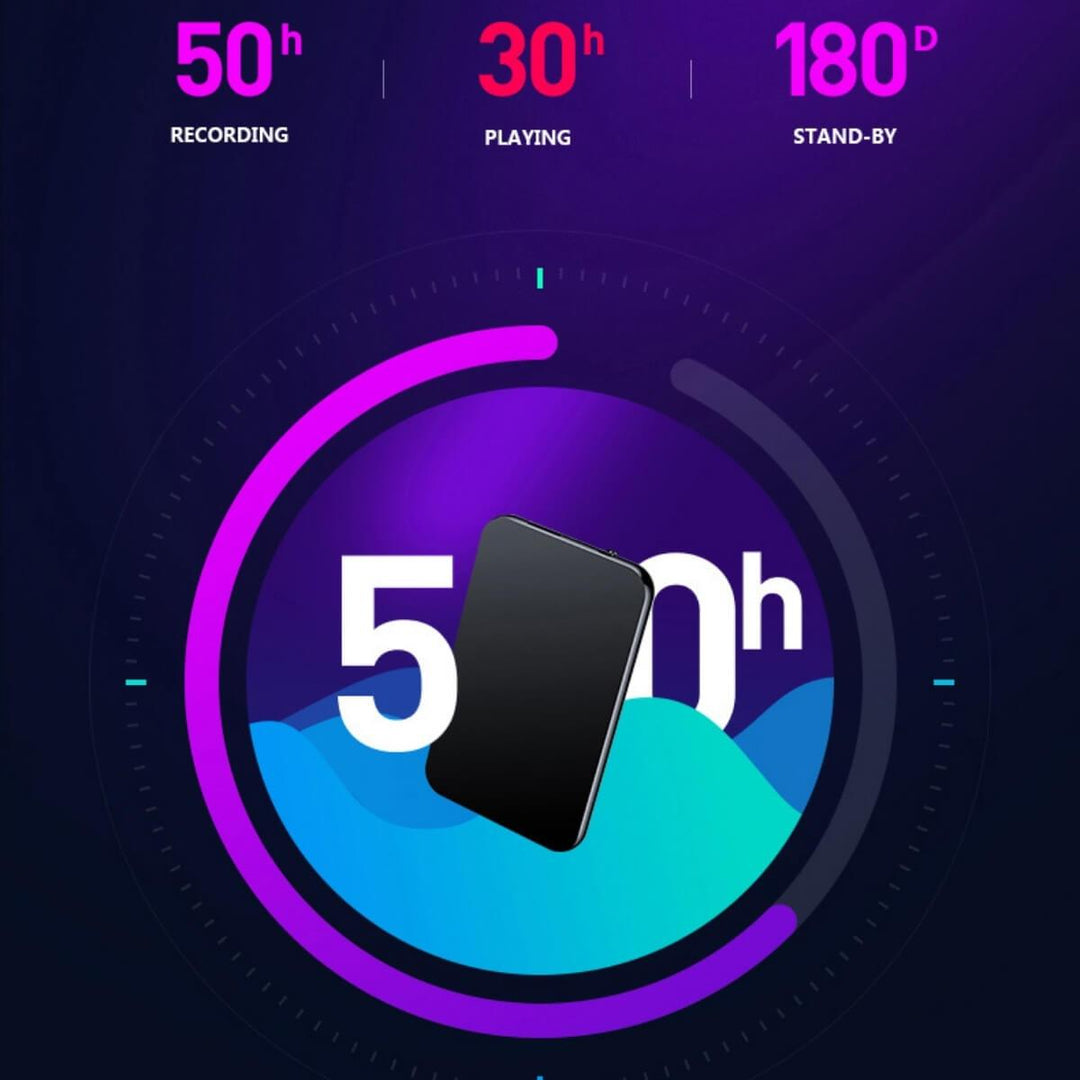 Kompakti Miniäänitallennin 64 Gt Ääniaktivoidulla Tallennuksella 2
