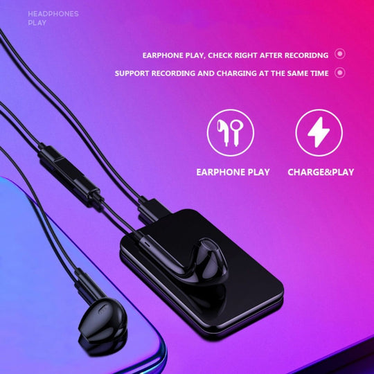 Kompakti Miniäänitallennin 64 Gt Ääniaktivoidulla Tallennuksella 3