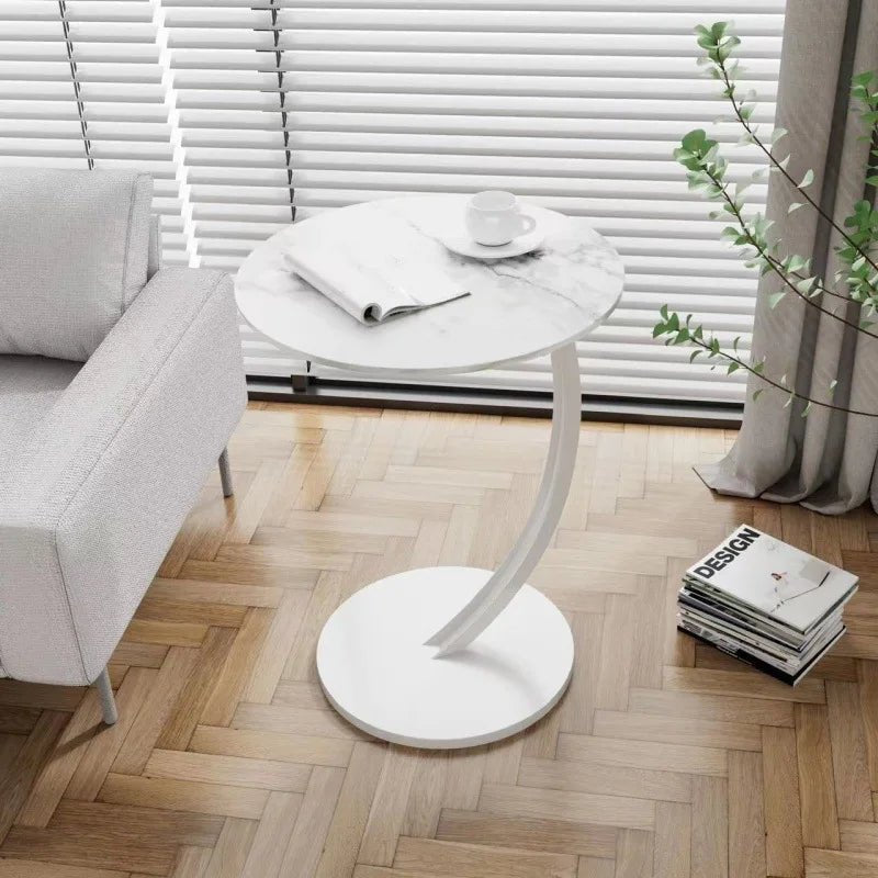 Kompakti Pyöreä Sivupöytä Moderniin Asumiseen 10