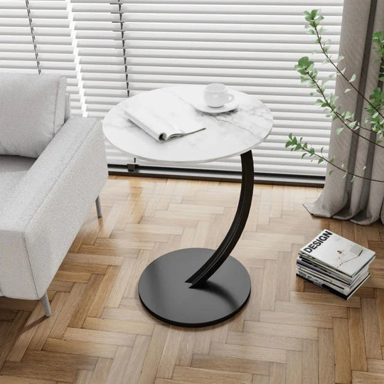 Kompakti Pyöreä Sivupöytä Moderniin Asumiseen 11