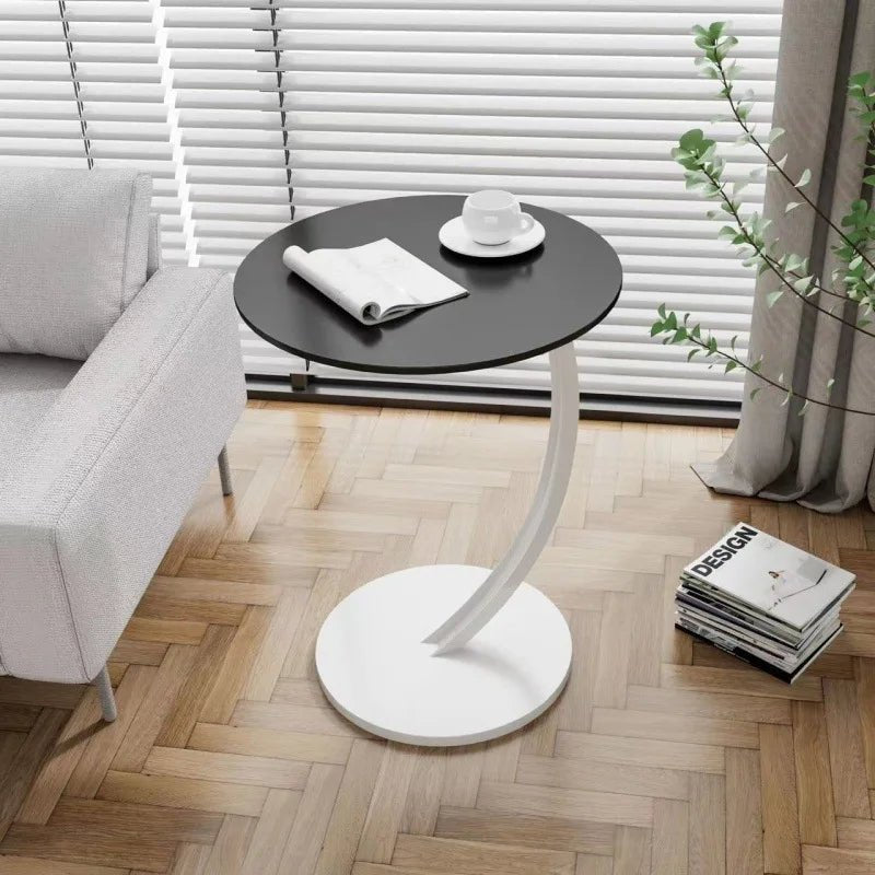 Kompakti Pyöreä Sivupöytä Moderniin Asumiseen 12