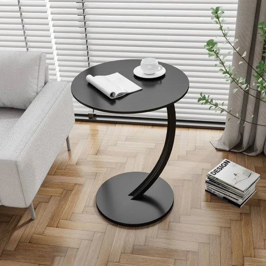 Kompakti Pyöreä Sivupöytä Moderniin Asumiseen 7