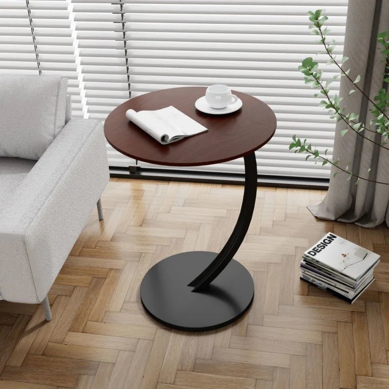 Kompakti Pyöreä Sivupöytä Moderniin Asumiseen 8