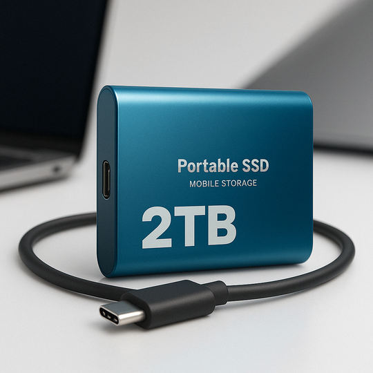 Kompakti SSD Kovalevy Korkean Nopeuden Tallennus USB-C 1050MB/s 1
