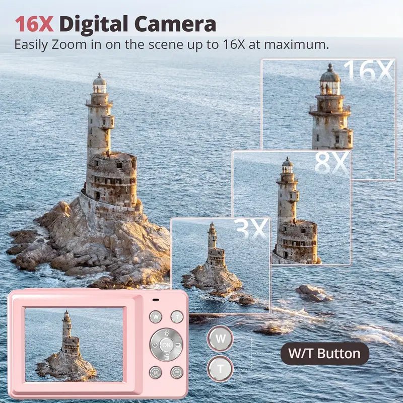 Kompakti Vintage Digikamera 1080p Videolla 4