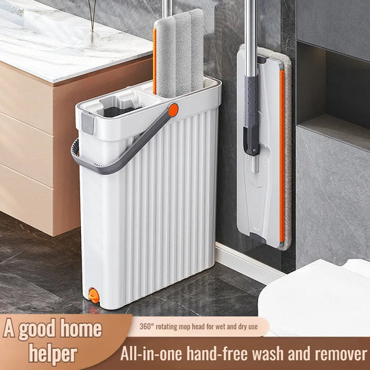 Kotitalouksien Itsekiertyvä Moppi Ultraohut Ergonominen Siivousväline 2