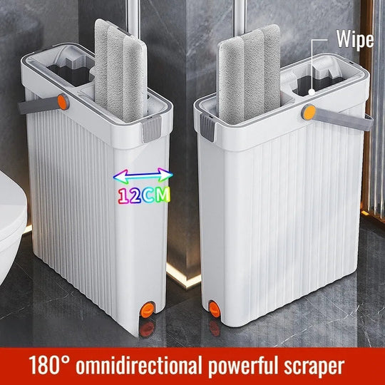 Kotitalouksien Itsekiertyvä Moppi Ultraohut Ergonominen Siivousväline 4