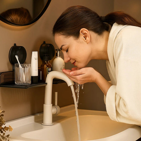 Kylpyhuoneen Imukuppihylly Pähkinämuotoisena 0