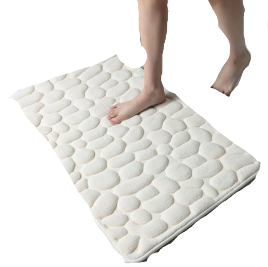 Kylpyhuoneen Matto Liukumaton 3D-Kivikuosi Pehmeä Pinta 40x60 cm ja 50x80 cm 0