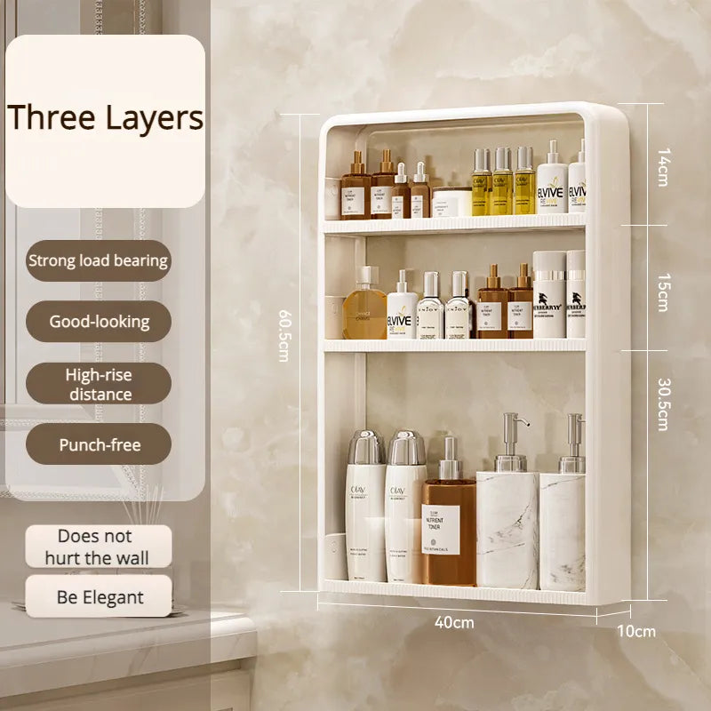 Kylpyhuoneen Organisointihylly Seinälle Asennettava 10