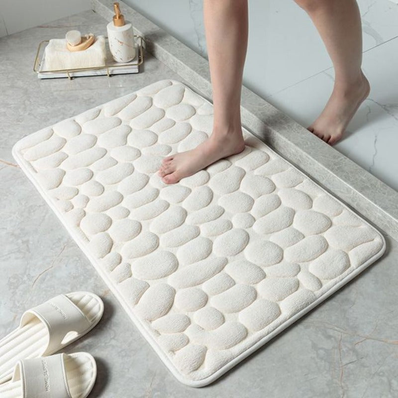 Kylpyhuoneen matto Pebble Design 1