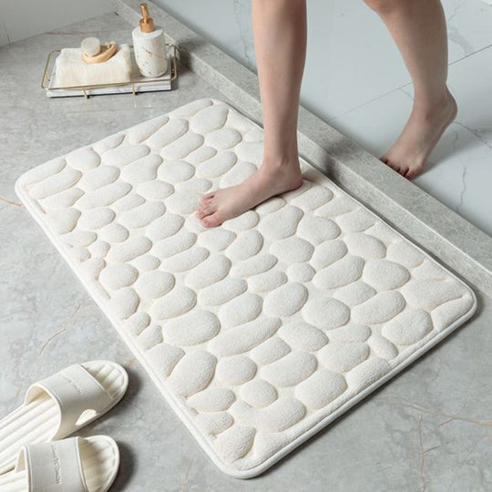 Kylpyhuoneen matto Pebble Design 1