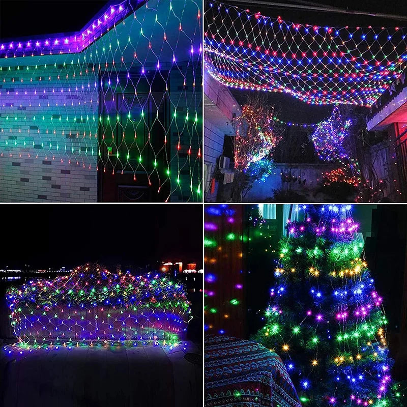 LED-Valoverkko Ulko- ja Sisäkäyttöön Värikkäillä Valoilla 2