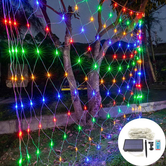 LED-Valoverkko Ulko- ja Sisäkäyttöön Värikkäillä Valoilla 5