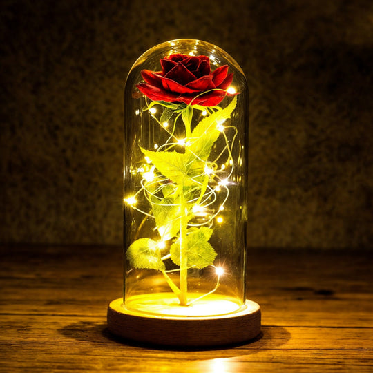 LED-ikuinen ruusu 0