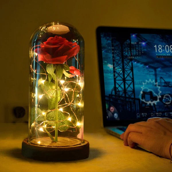 LED-ikuinen ruusu 4