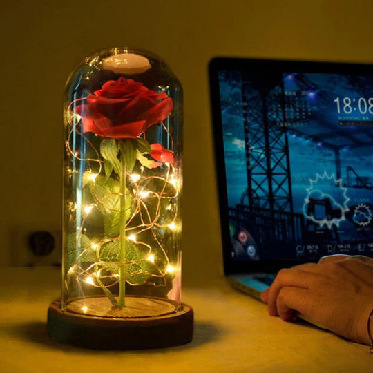 LED-ikuinen ruusu 4