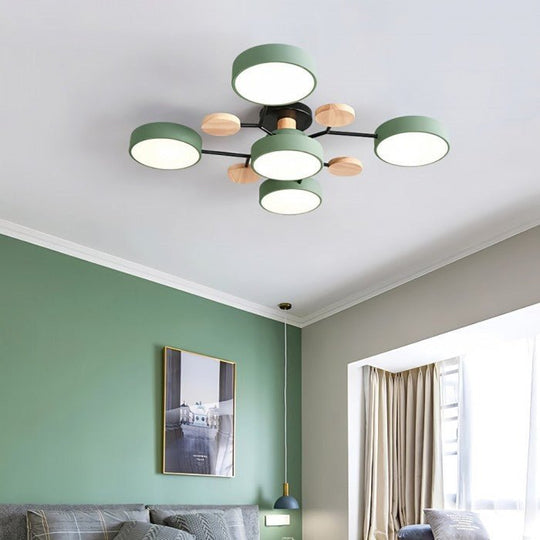LED-kattovalaisin Haarautunut Skandi-tyylinen 7