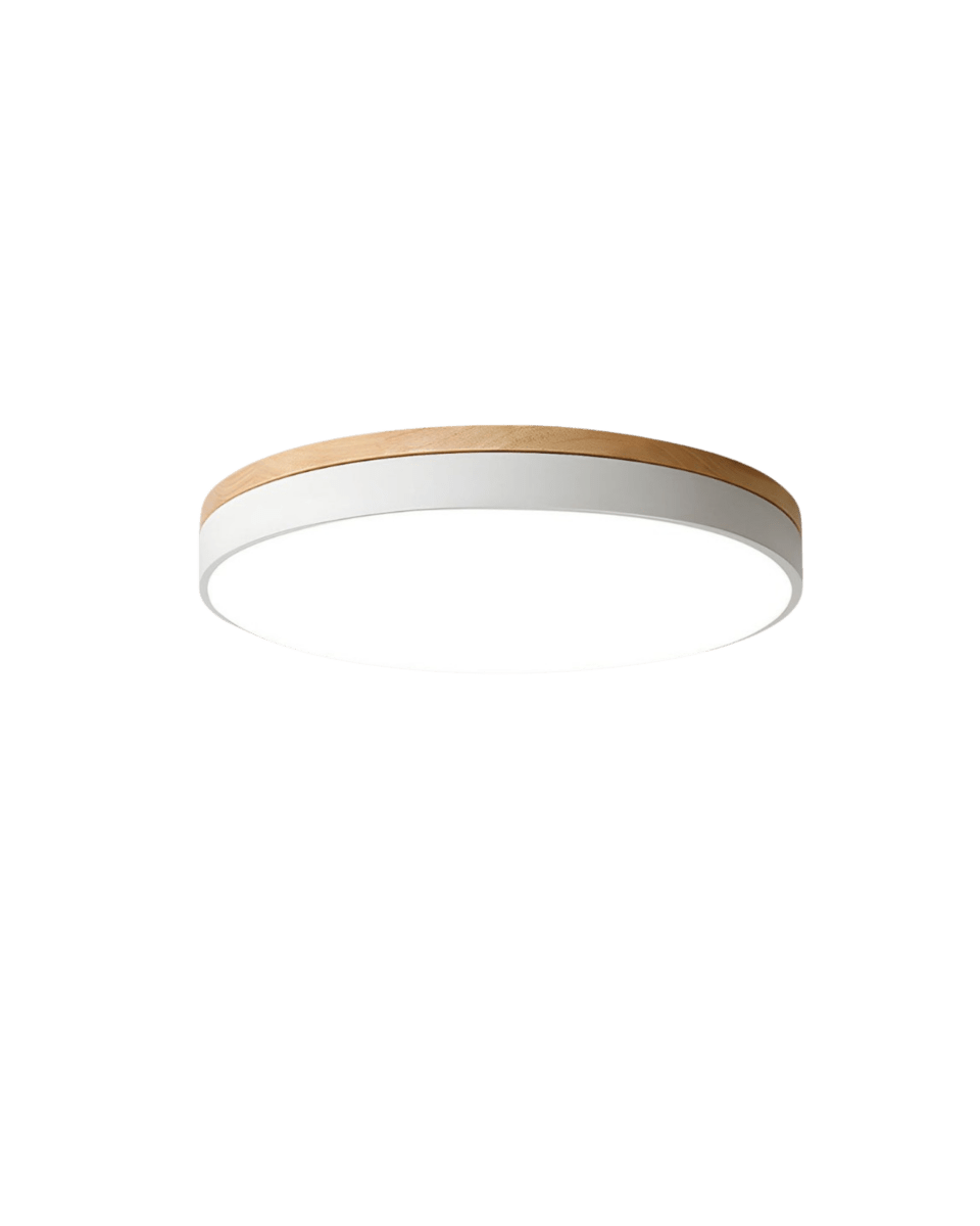 LED-kattovalaisin Luonnonpuu ja Vihreä Korostus 10